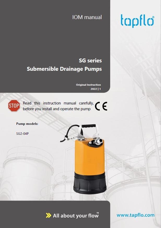 Manual cover submersible pumps