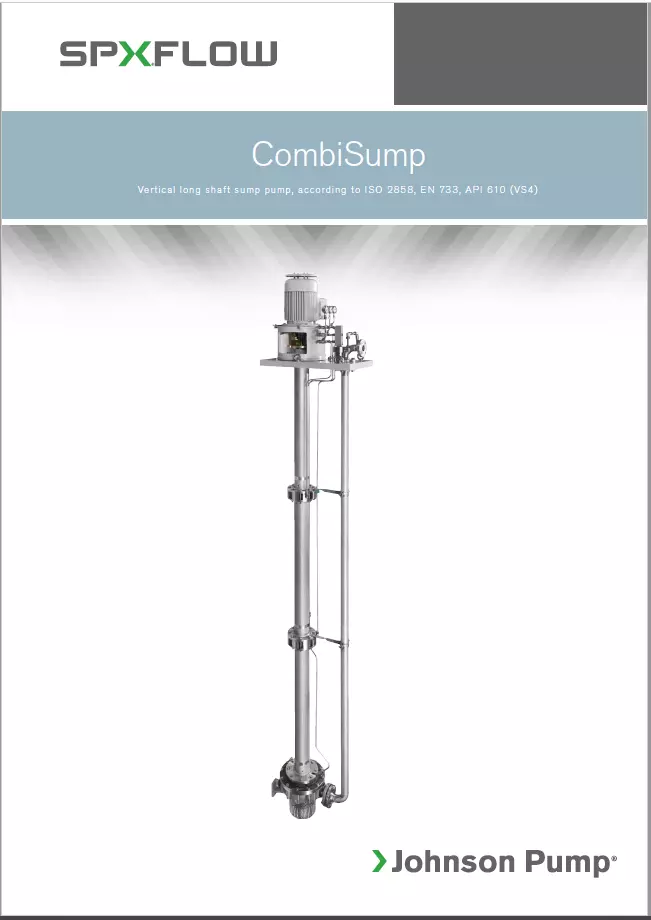CombiSump. Centrifugal pumps. Brochure